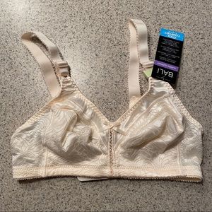 34B Bali Double Support Bra in Porcelain 3372 NWT